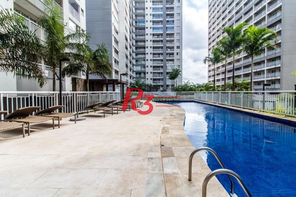 Apartamento com 1 dormitório para alugar, 49 m² por R$ 3.200,02/mês - Vila Matias - Santos/SP