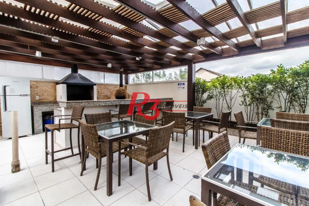 Apartamento com 1 dormitório para alugar, 49 m² por R$ 3.200,02/mês - Vila Matias - Santos/SP