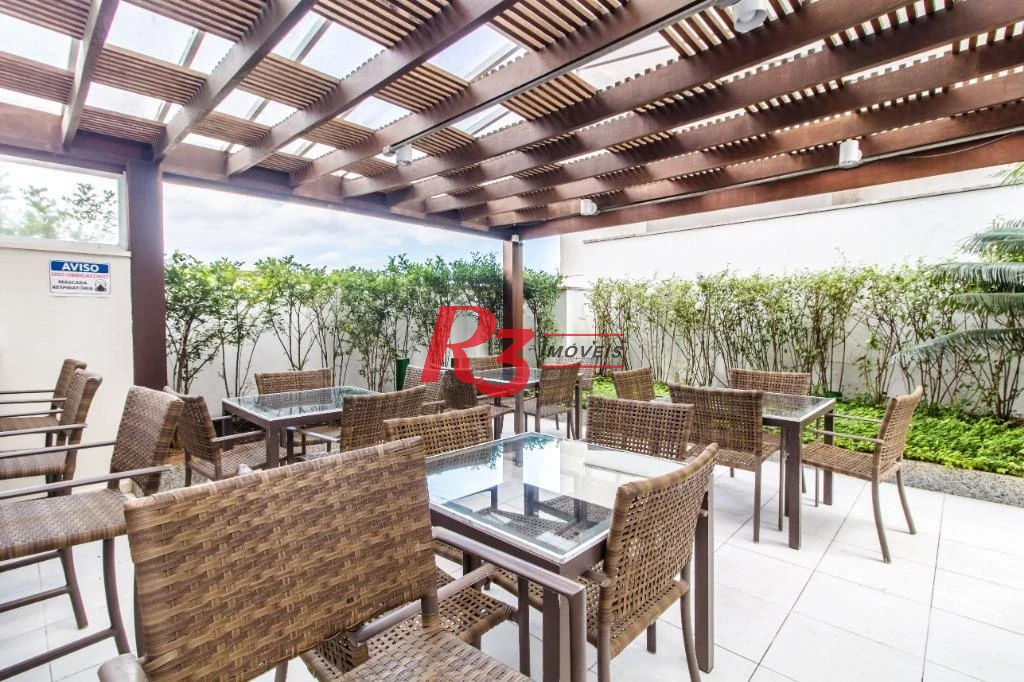 Apartamento com 1 dormitório para alugar, 49 m² por R$ 3.200,02/mês - Vila Matias - Santos/SP