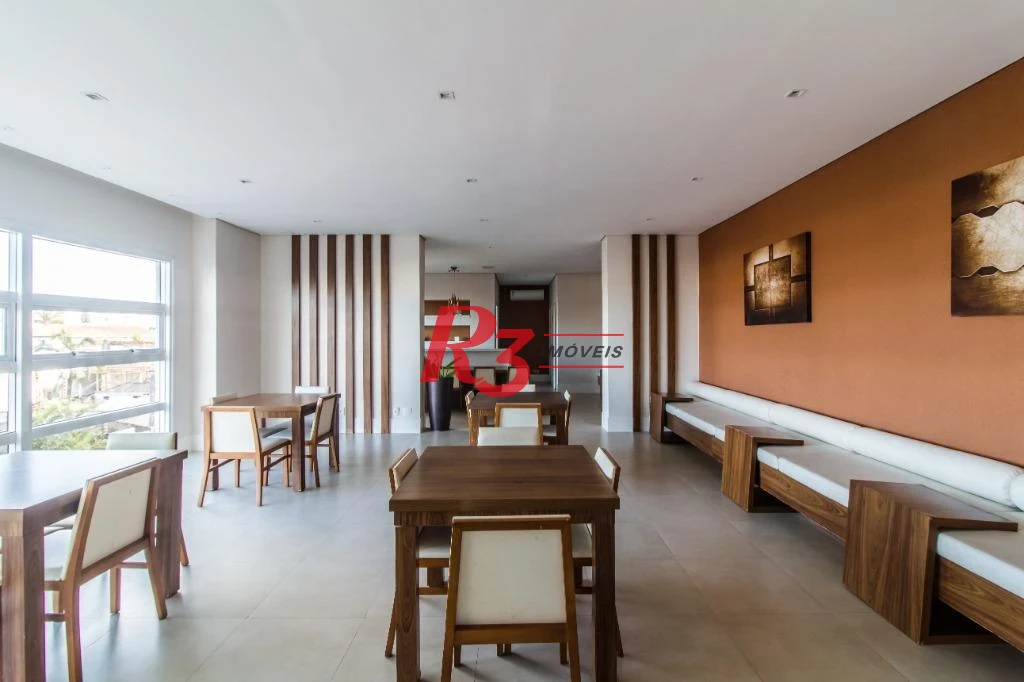 Apartamento com 1 dormitório para alugar, 49 m² por R$ 3.200,02/mês - Vila Matias - Santos/SP