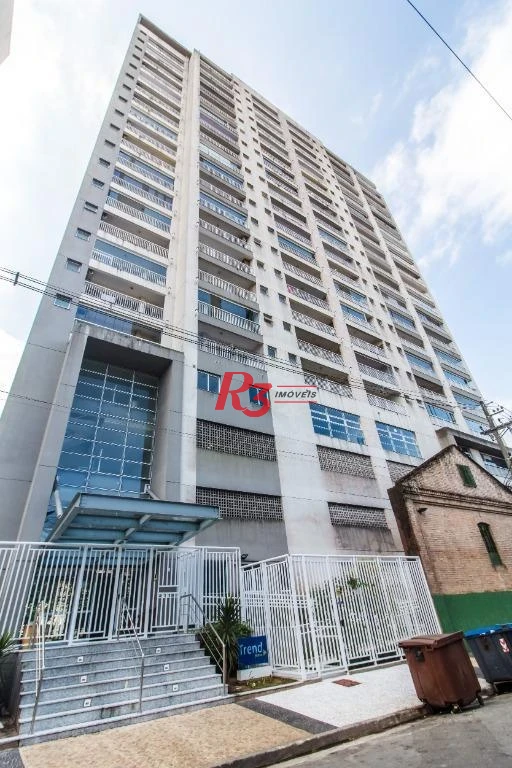 Apartamento com 1 dormitório para alugar, 49 m² por R$ 3.200,02/mês - Vila Matias - Santos/SP
