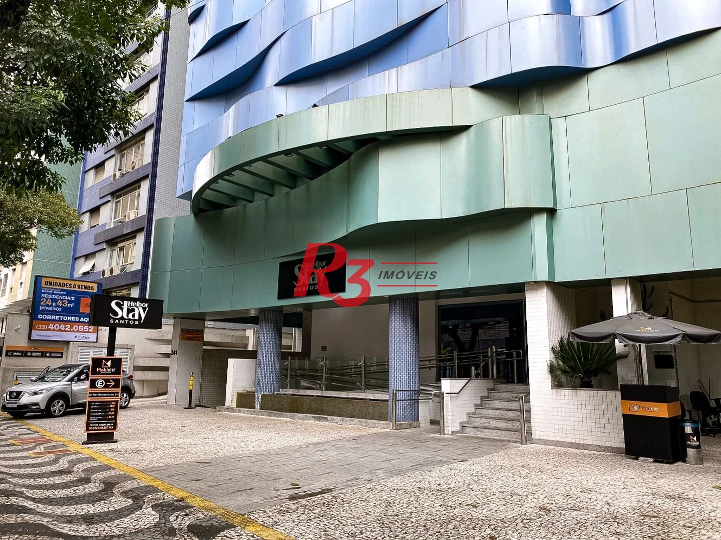 Flat com 1 dormitório à venda, 36 m² por R$ 583.000,00 - Gonzaga - Santos/SP