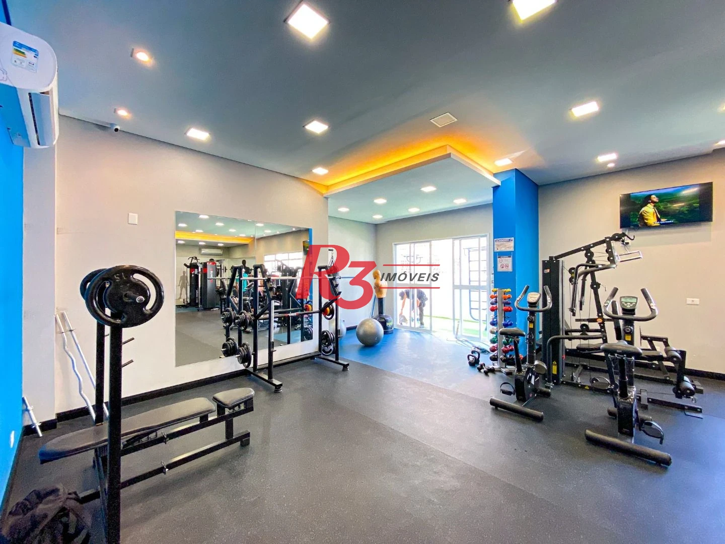 Apartamento para alugar, 108 m² por R$ 8.750,00/mês - Gonzaga - Santos/SP