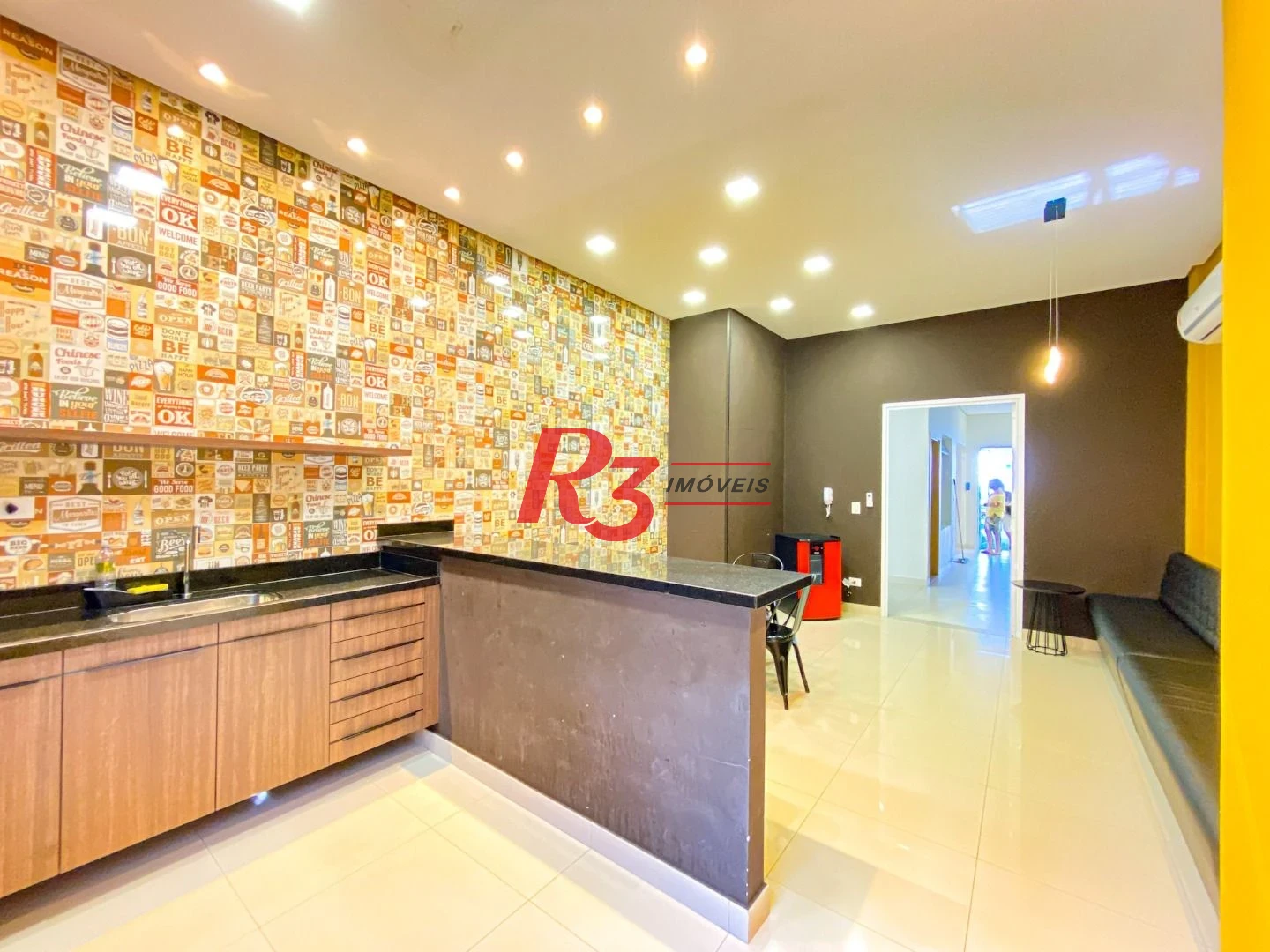 Apartamento para alugar, 108 m² por R$ 8.750,00/mês - Gonzaga - Santos/SP