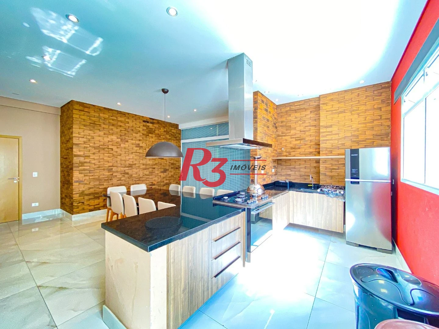 Apartamento para alugar, 108 m² por R$ 8.750,00/mês - Gonzaga - Santos/SP
