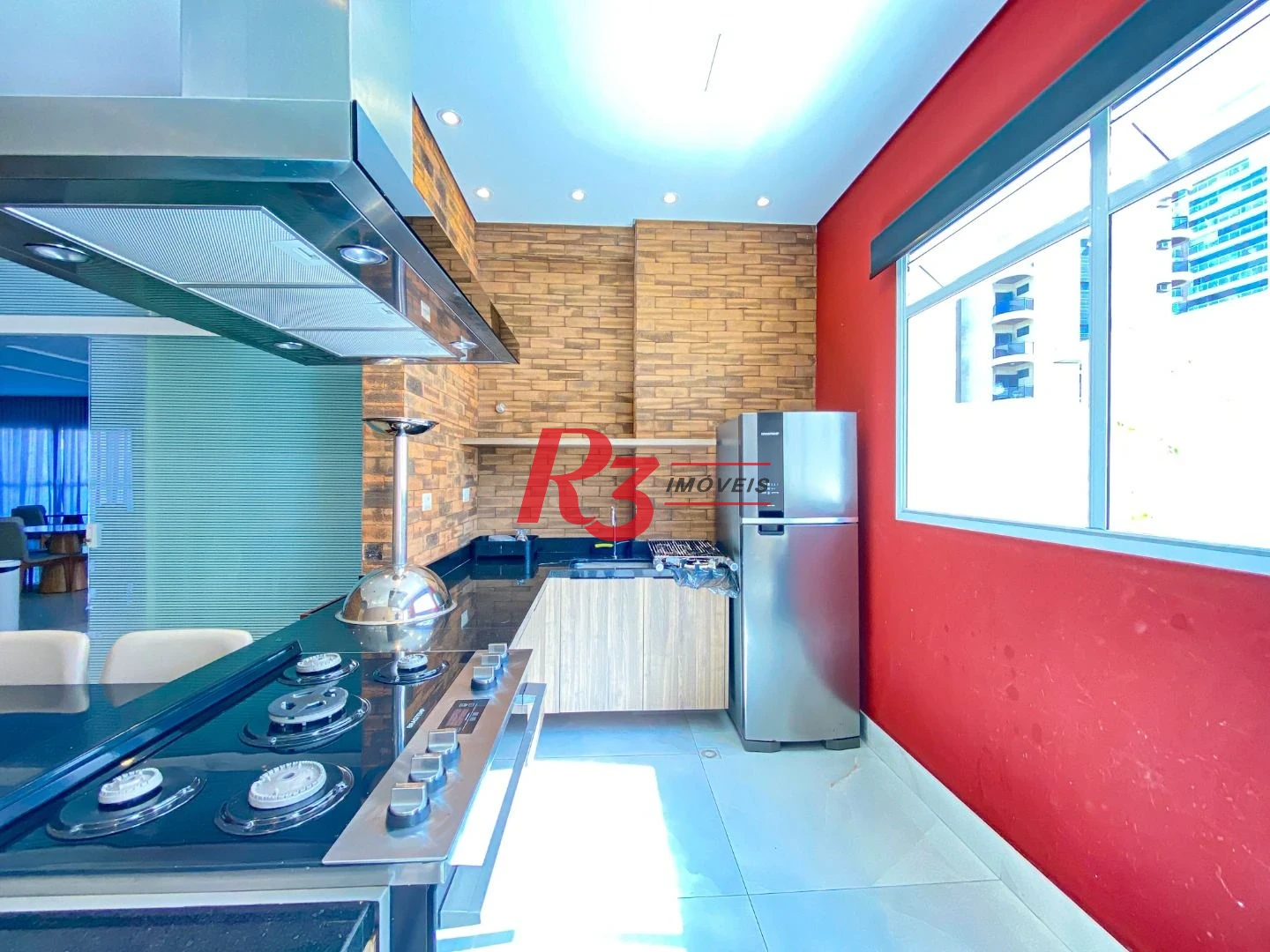 Apartamento para alugar, 108 m² por R$ 8.750,00/mês - Gonzaga - Santos/SP