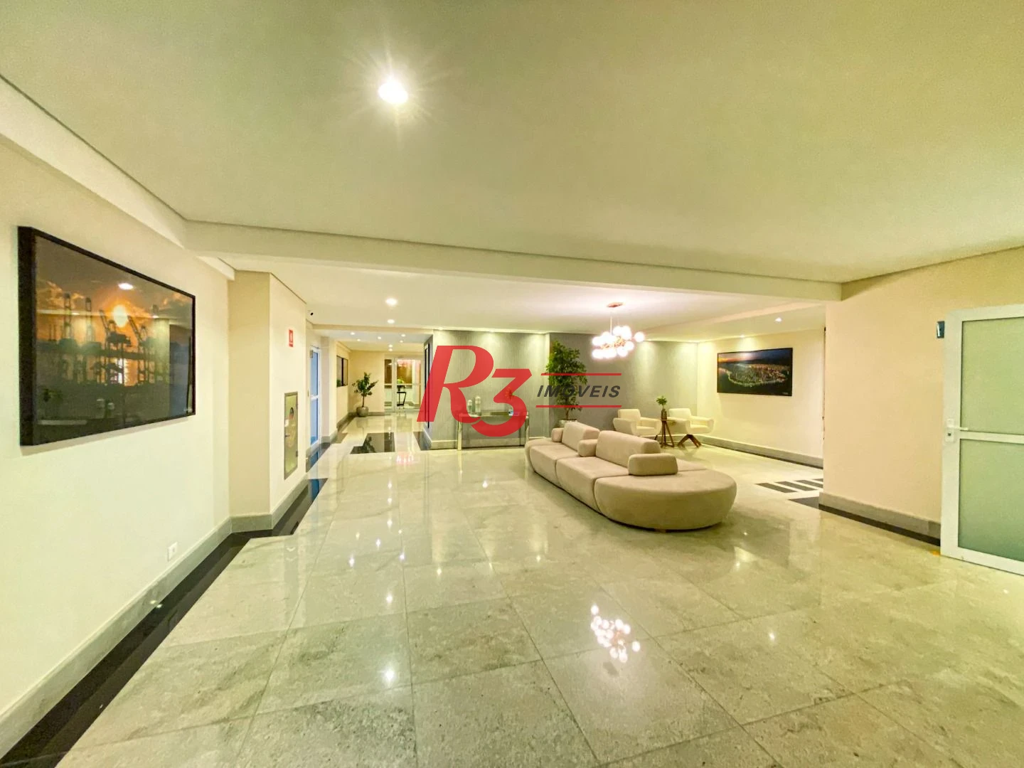Apartamento para alugar, 108 m² por R$ 8.750,00/mês - Gonzaga - Santos/SP