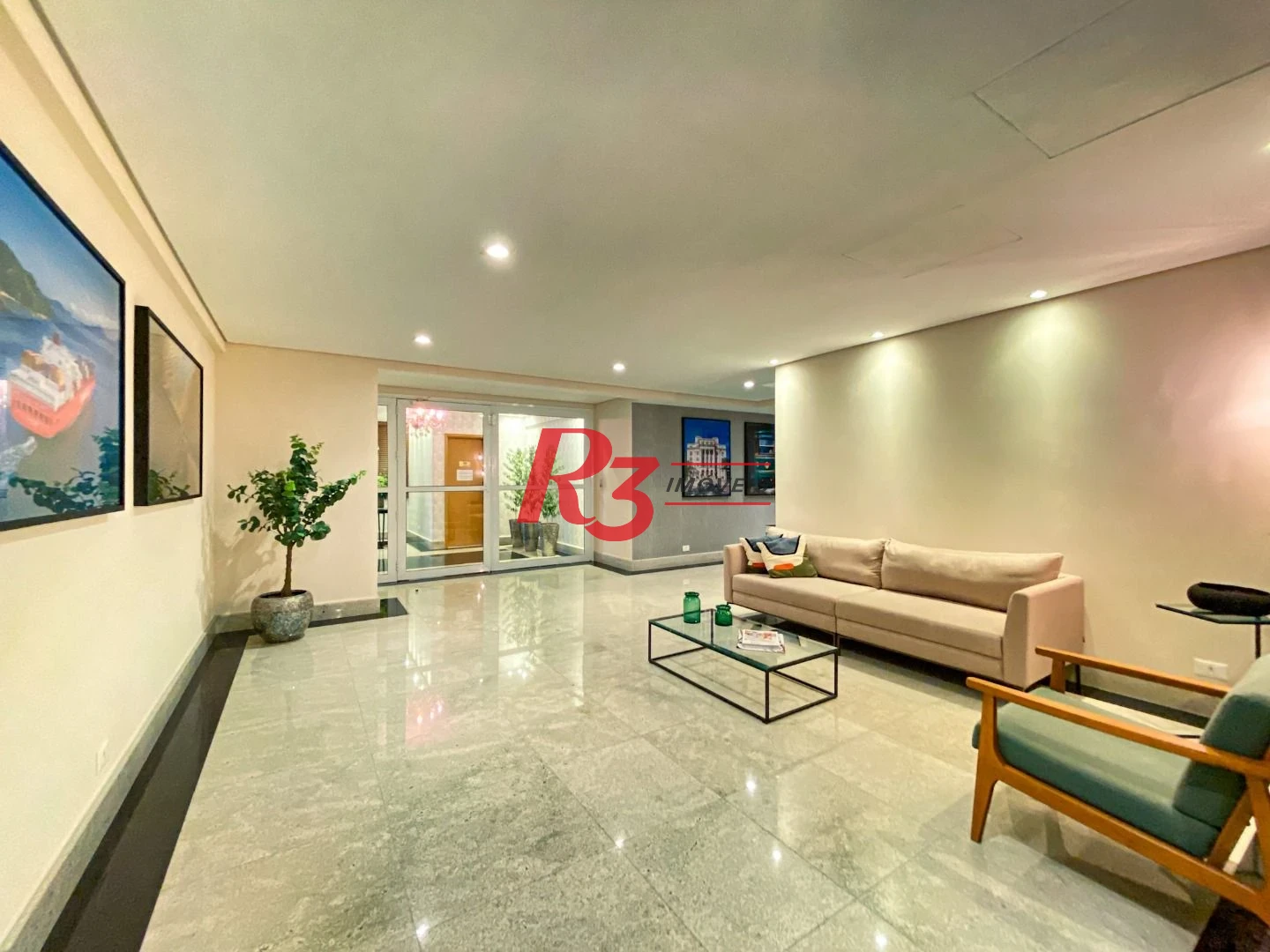 Apartamento para alugar, 108 m² por R$ 8.750,00/mês - Gonzaga - Santos/SP