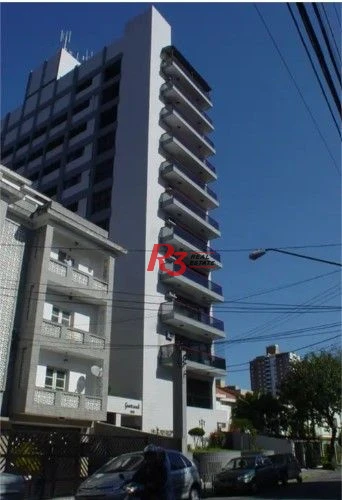 Apartamento com 3 dormitórios à venda, 140 m² por R$ 1.170.000,00 - Embaré - Santos/SP