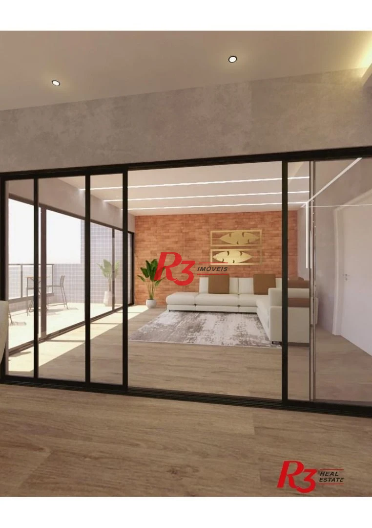 Apartamento com 2 dormitórios à venda, 69 m² por R$ 760.000,00 - José Menino - Santos/SP