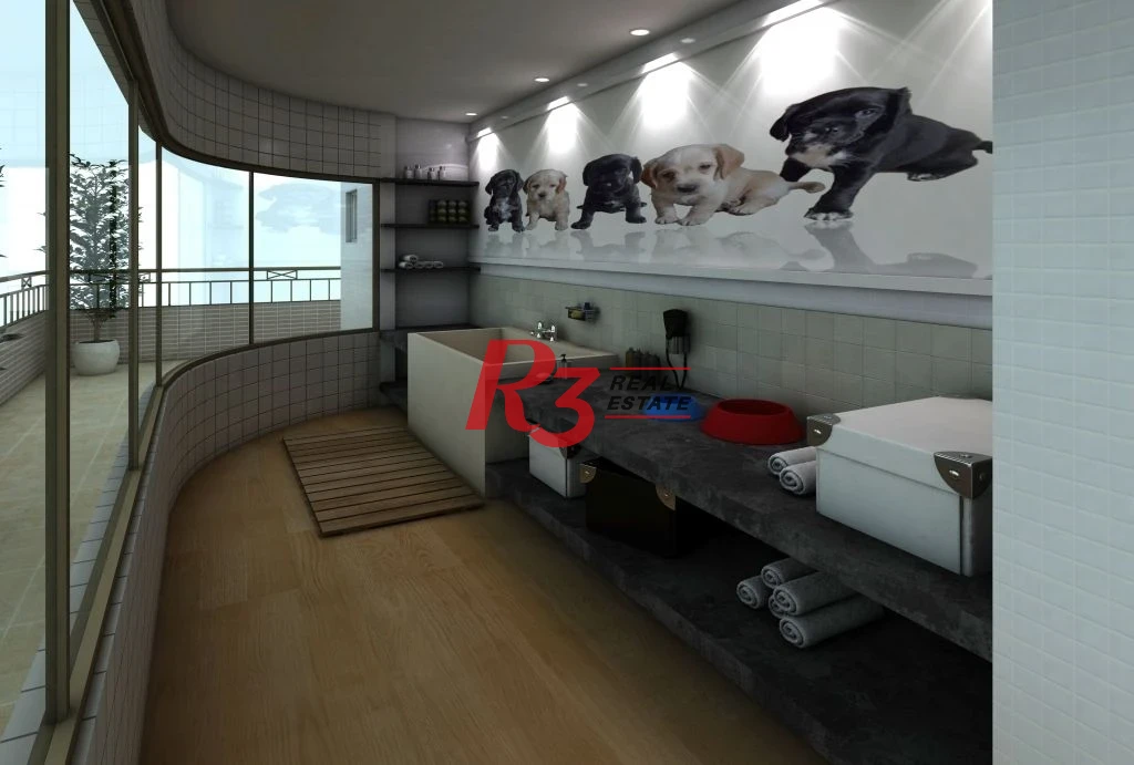 Apartamento com 3 dormitórios à venda, 150 m² por R$ 1.750.000,00 - Canto do Forte - Praia Grande/SP
