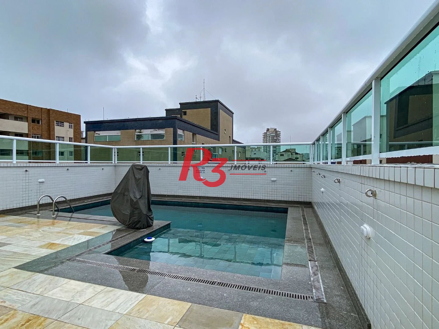 Cobertura com 3 dormitórios à venda, 166 m² por R$ 3.490.000,00 - Embaré - Santos/SP