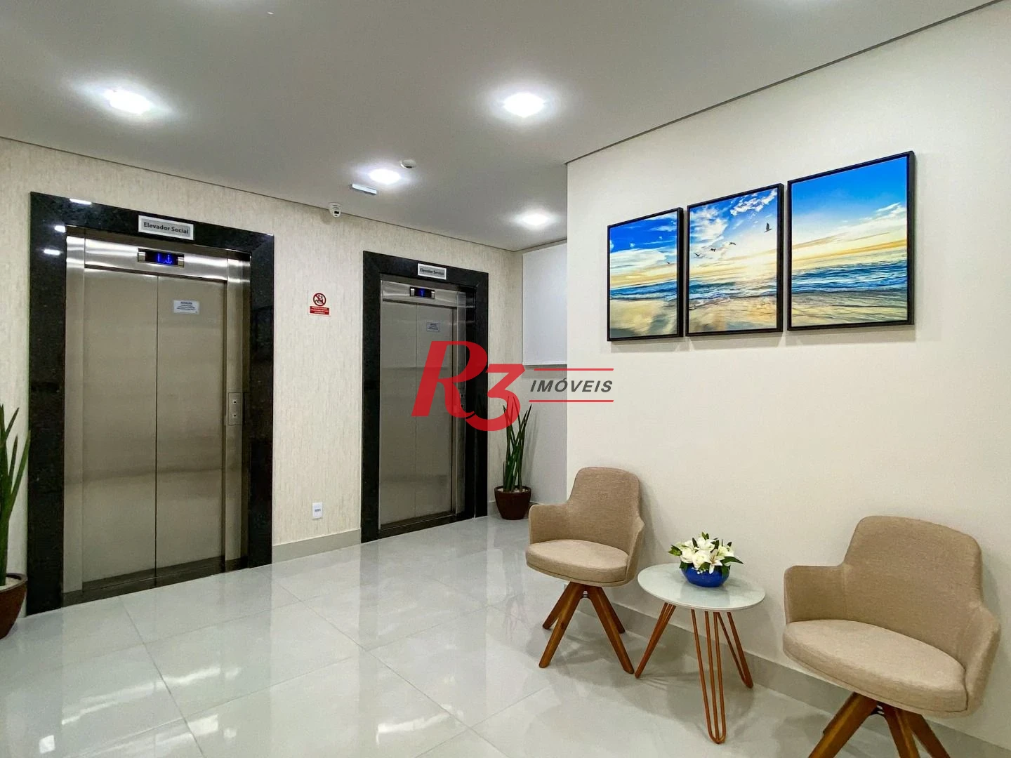 Cobertura com 3 dormitórios à venda, 166 m² por R$ 3.490.000,00 - Embaré - Santos/SP