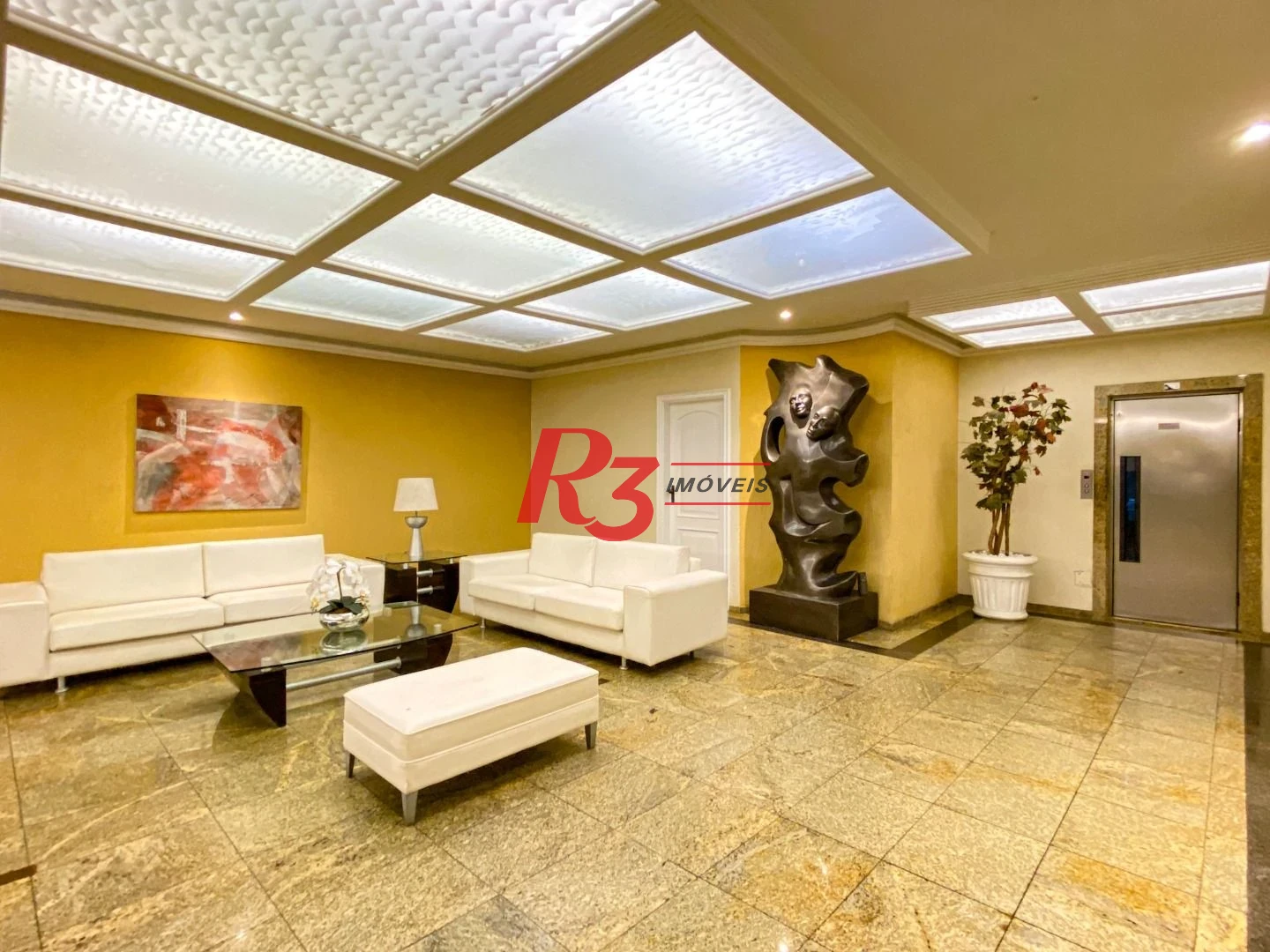 Apartamento com 3 dormitórios à venda, 162 m² por R$ 1.500.000,00 - Boqueirão - Santos/SP