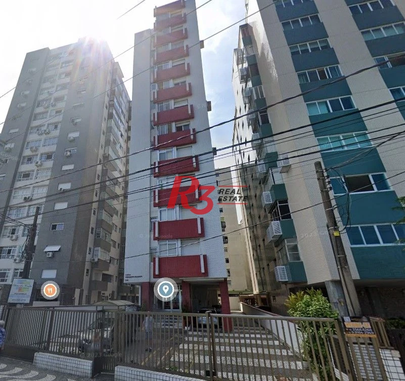 Apartamento com 1 dormitório à venda, 50 m² por R$ 460.000,00 - Ponta da Praia - Santos/SP