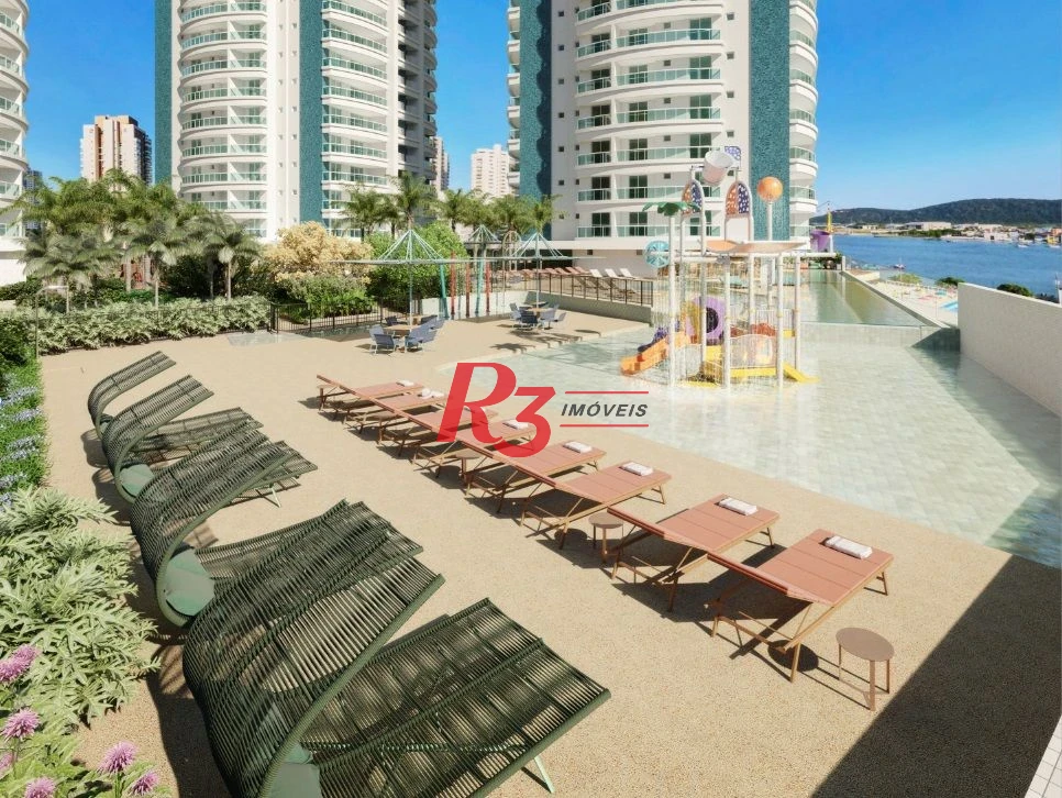 Apartamento com 3 dormitórios à venda, 163 m² por R$ 2.900.000,00 - Ponta da Praia - Santos/SP