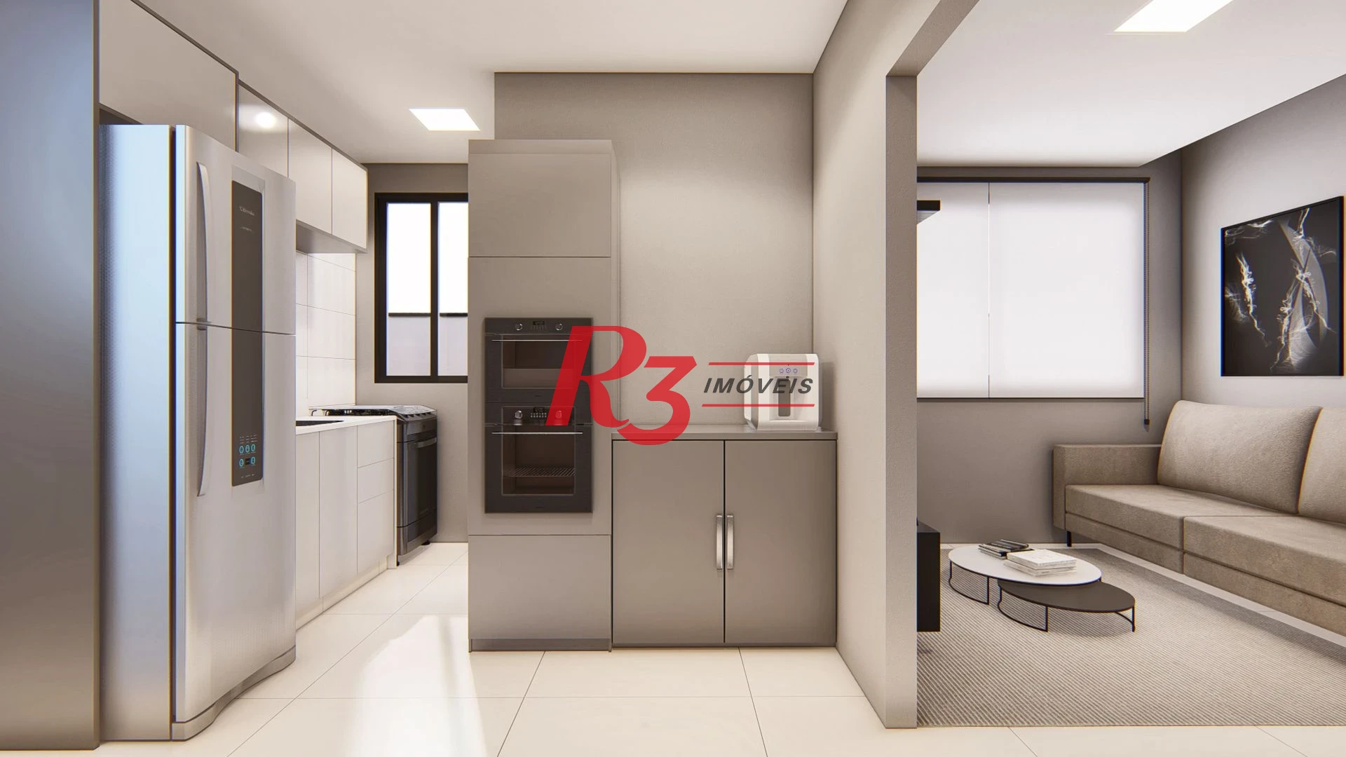 Apartamento à venda, 50 m² por R$ 356.898,00 - Macuco - Santos/SP