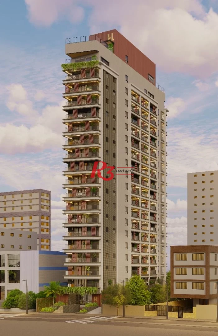 Studio à venda, 32 m² por R$ 509.000,00 - Boqueirão - Santos/SP