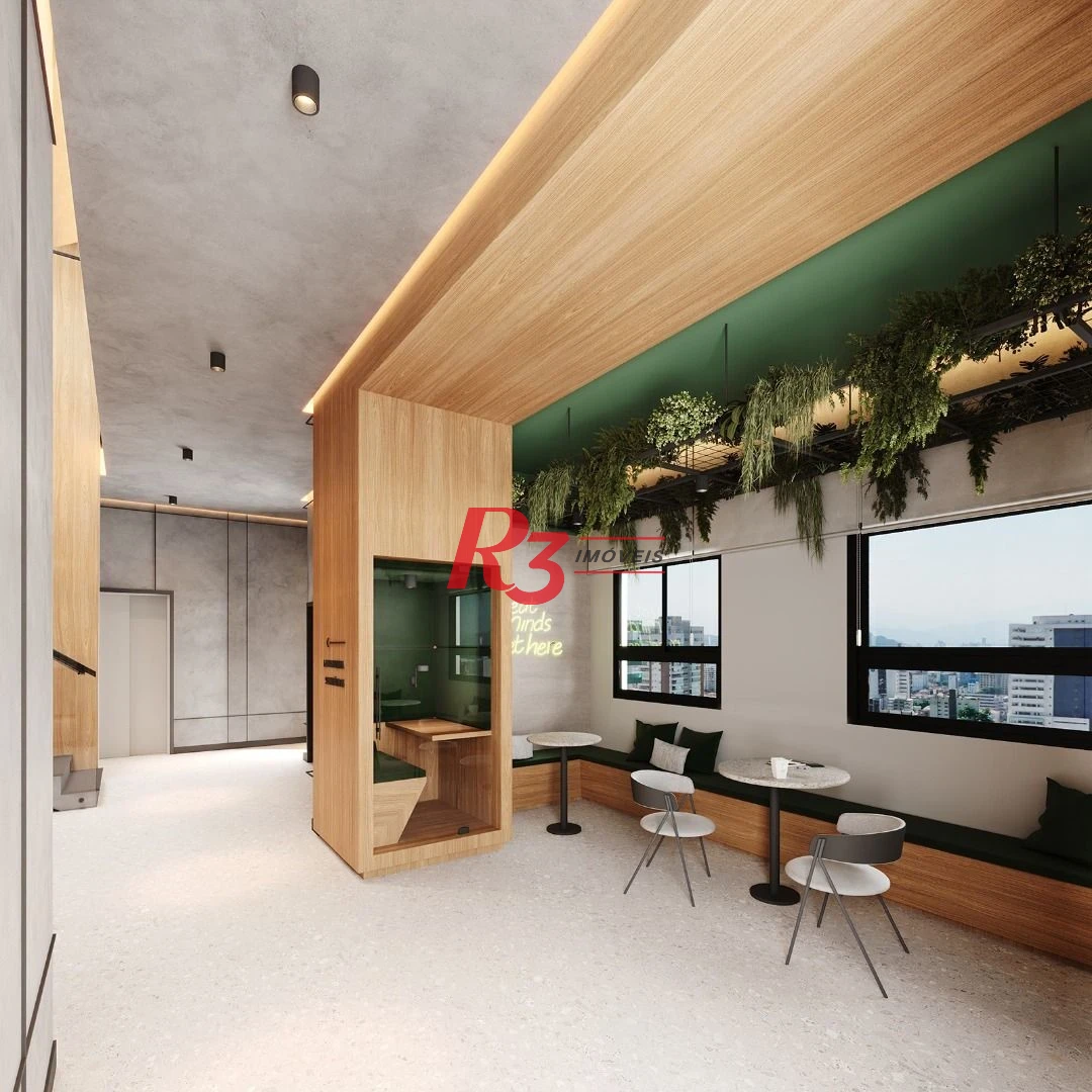 Studio à venda, 32 m² por R$ 509.000,00 - Boqueirão - Santos/SP