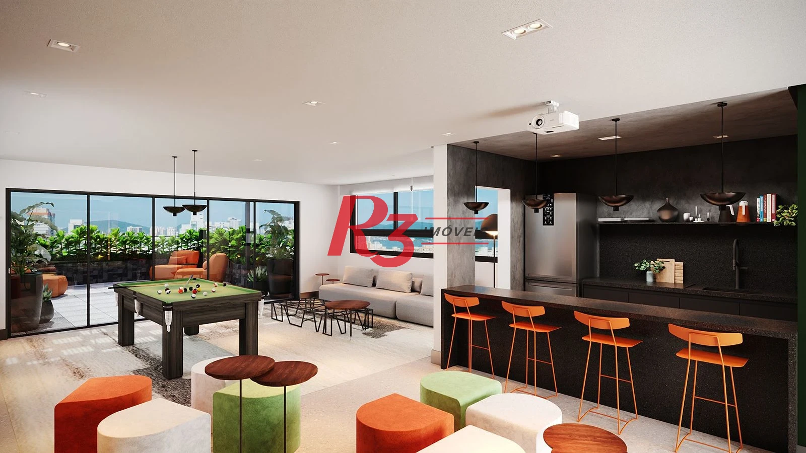 Studio à venda, 32 m² por R$ 509.000,00 - Boqueirão - Santos/SP