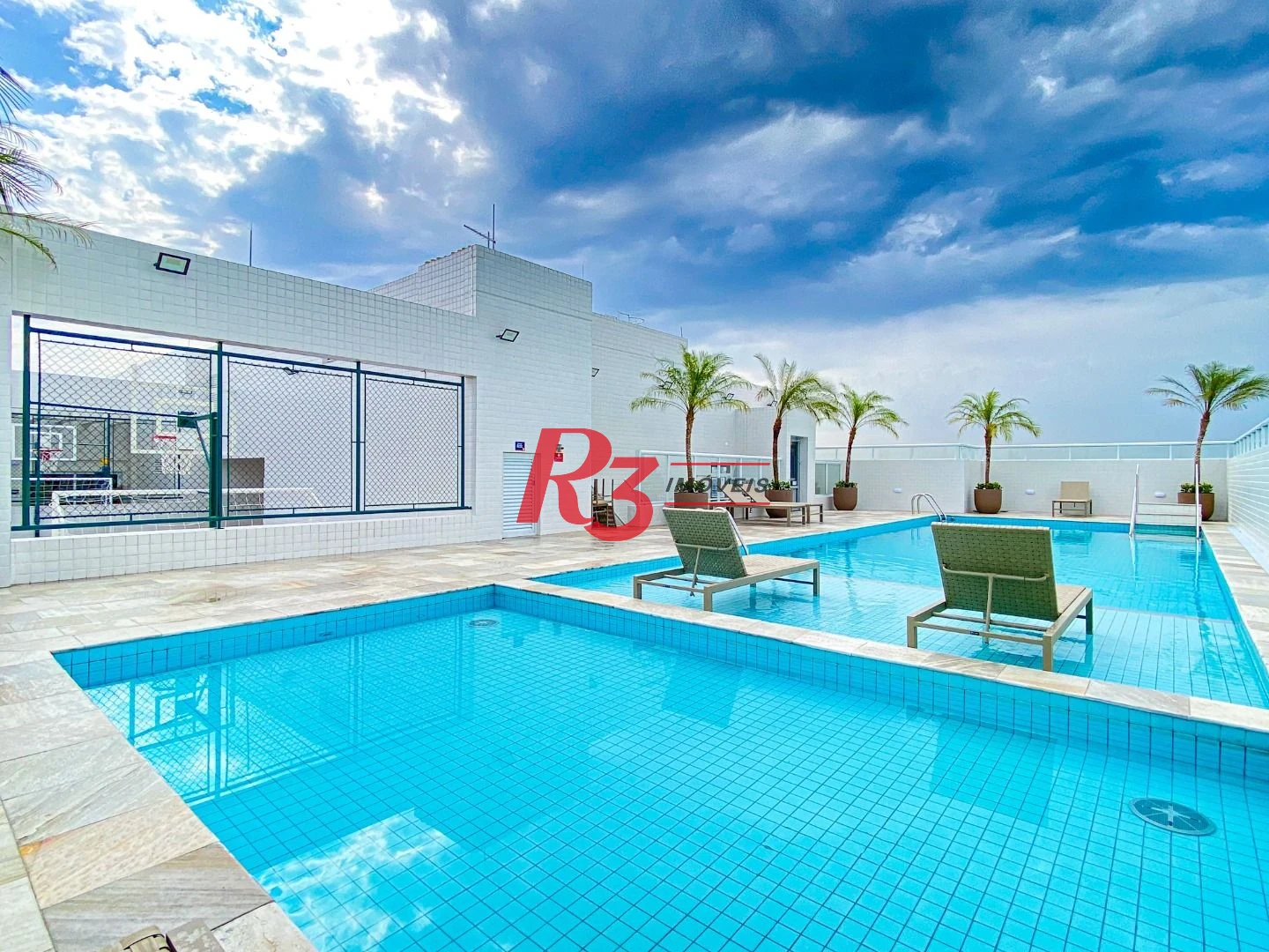 Apartamento para alugar, 70 m² por R$ 5.900,00/mês - Boqueirão - Santos/SP