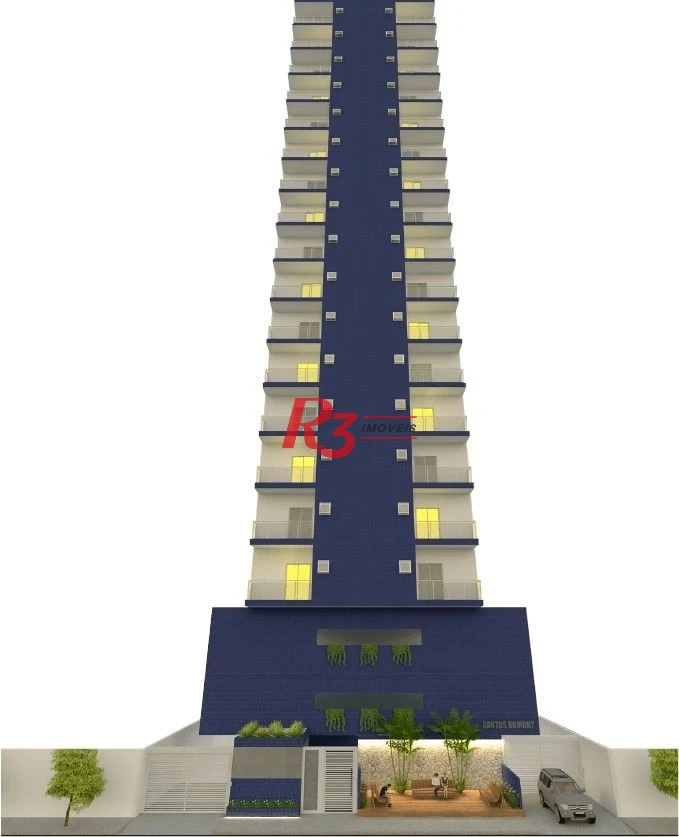 Apartamento à venda, 59 m² por R$ 538.000,00 - Macuco - Santos/SP