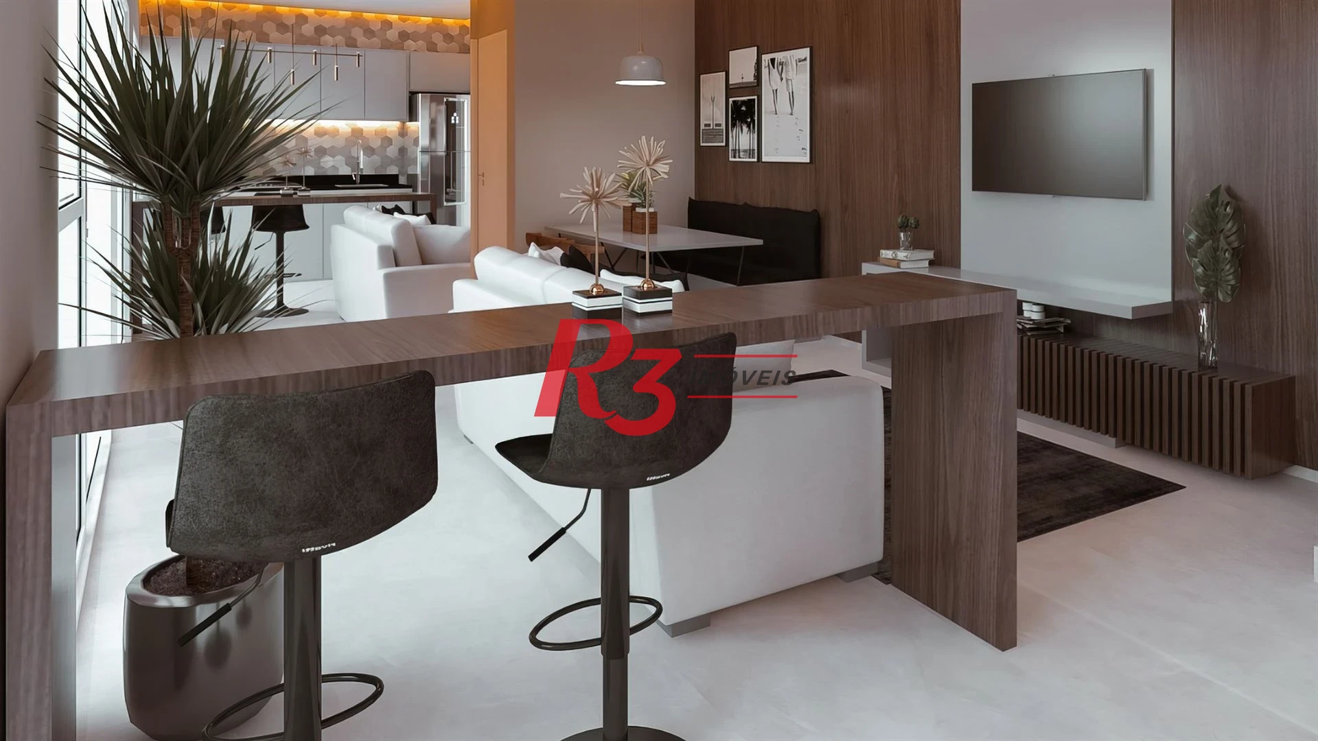 Apartamento à venda, 59 m² por R$ 538.000,00 - Macuco - Santos/SP