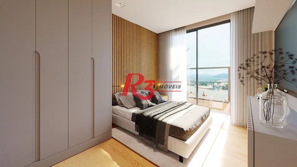 Apartamento à venda, 59 m² por R$ 538.000,00 - Macuco - Santos/SP