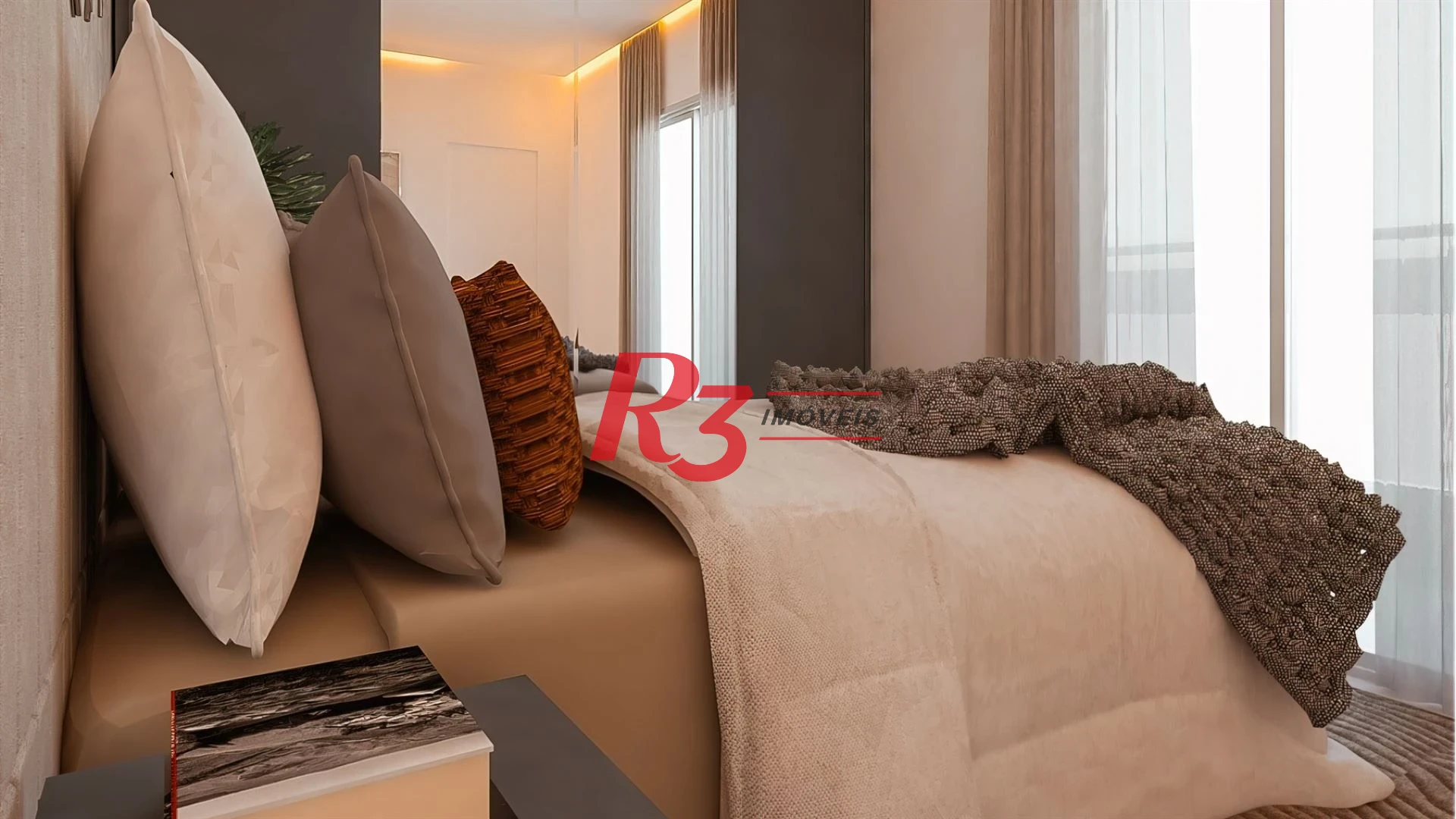 Apartamento à venda, 59 m² por R$ 538.000,00 - Macuco - Santos/SP