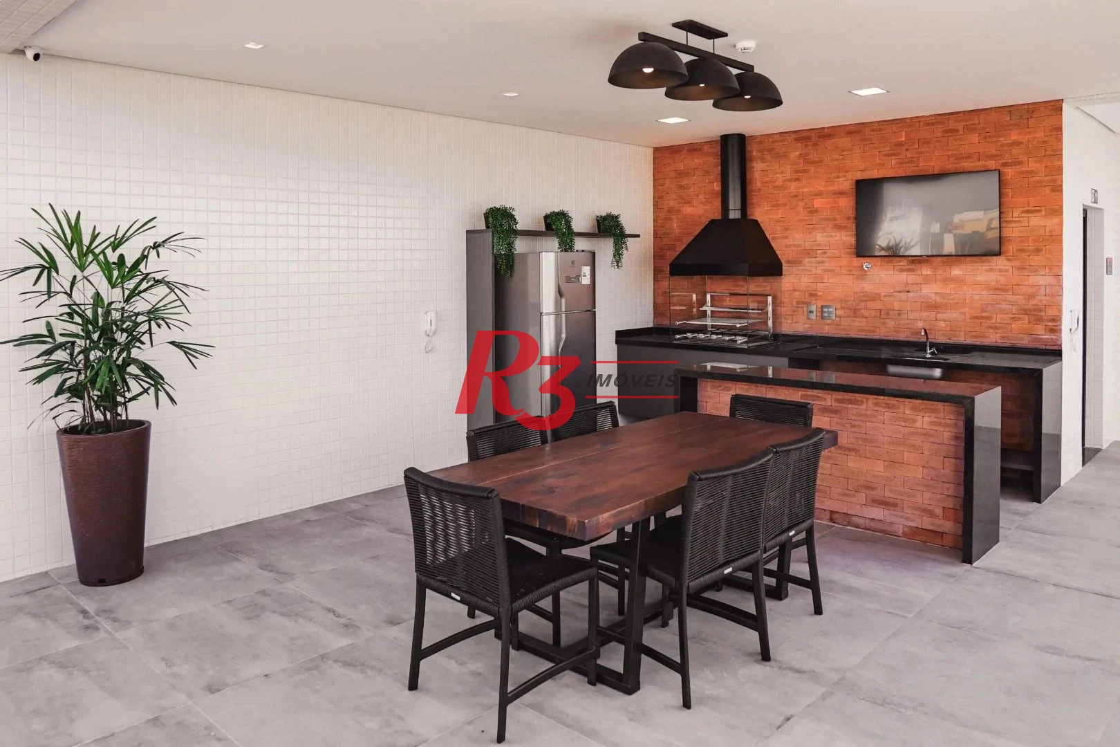 Apartamento com 1 dormitório para alugar, 47 m² por R$ 6.500,00/mês - Embaré - Santos/SP