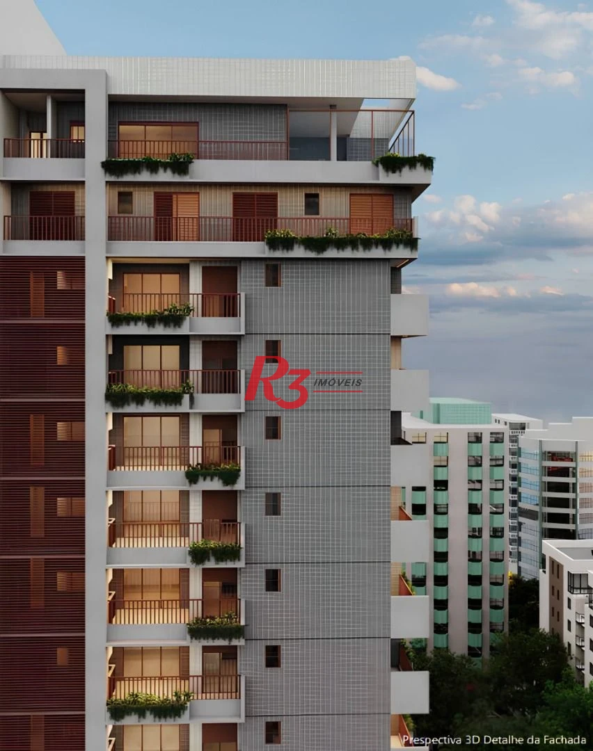 Apartamento à venda, 99 m² por R$ 1.907.000,00 - Vila Rica - Santos/SP