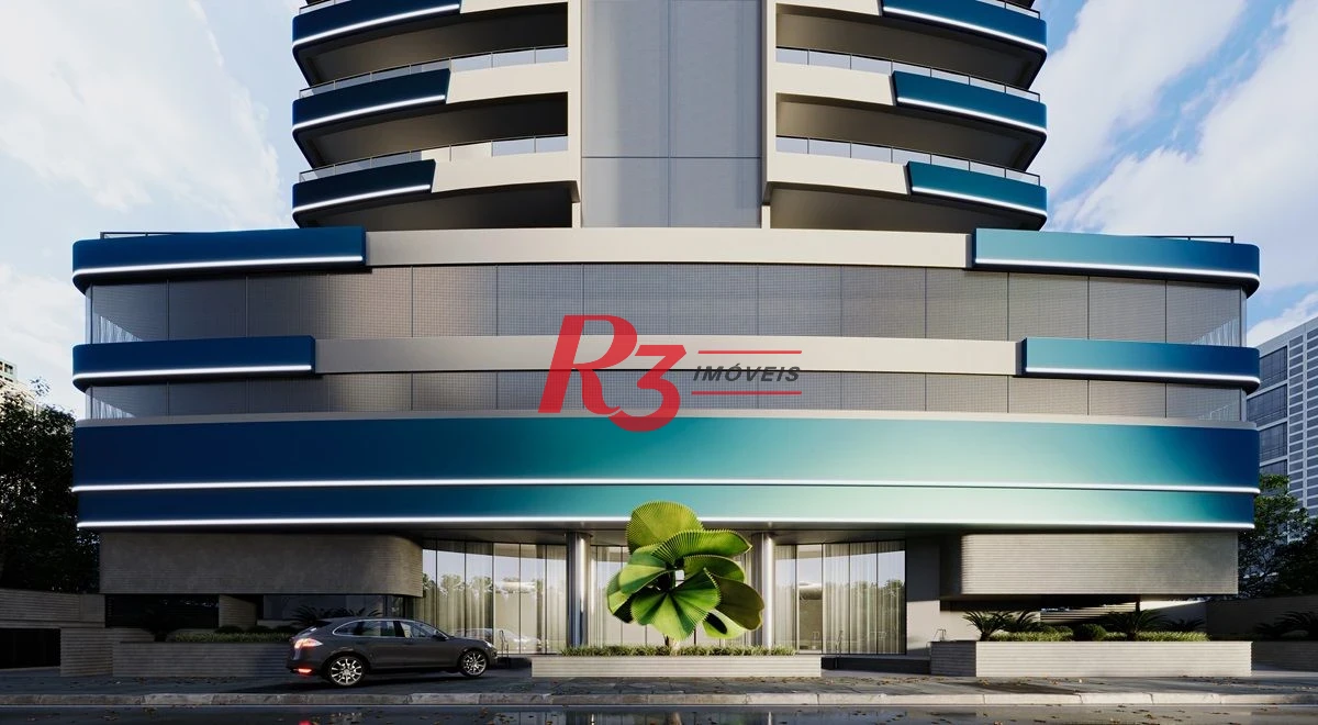 Apartamento com 3 dormitórios à venda, 156 m² por R$ 3.100.000,00 - Ponta da Praia - Santos/SP