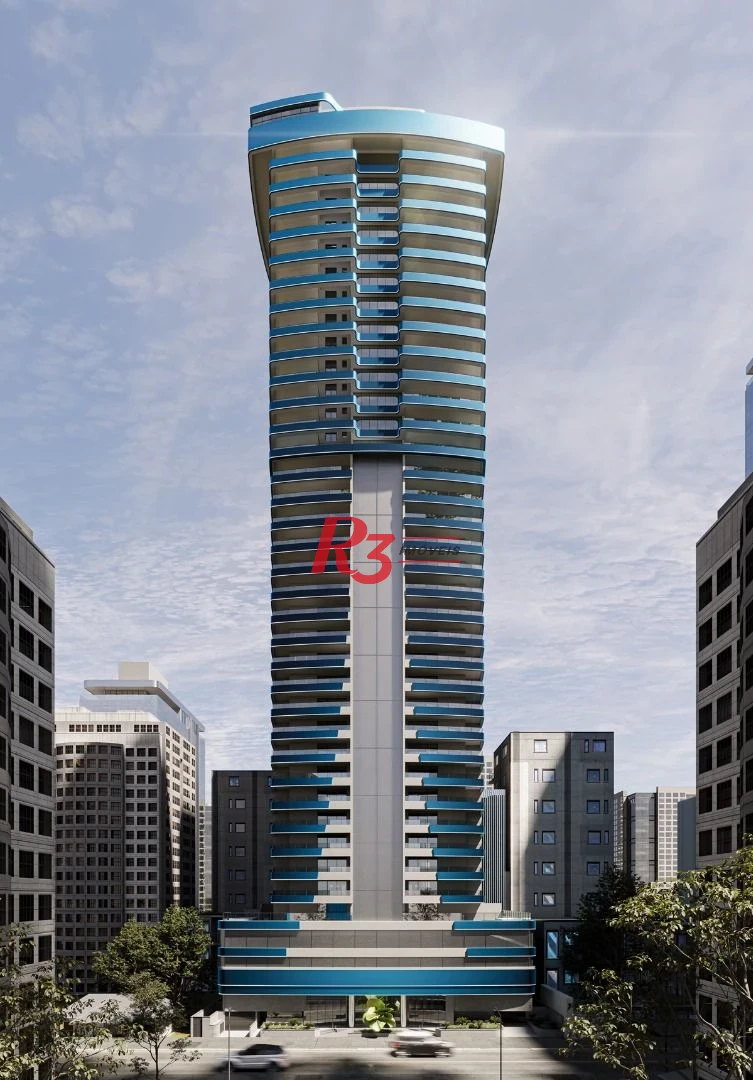 Apartamento com 3 dormitórios à venda, 156 m² por R$ 3.100.000,00 - Ponta da Praia - Santos/SP