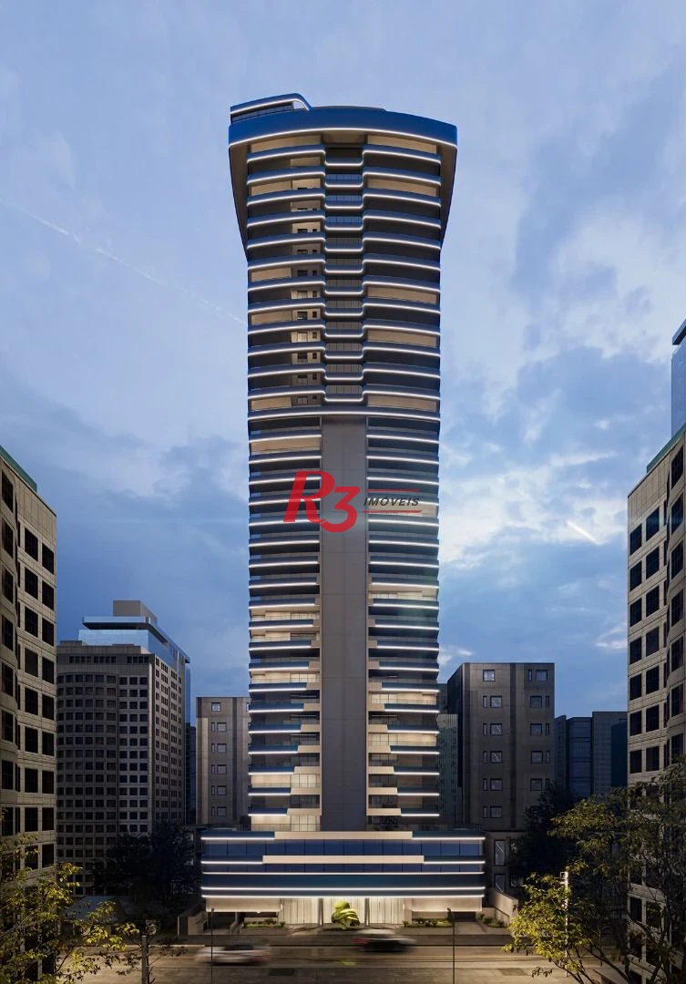 Apartamento com 3 dormitórios à venda, 156 m² por R$ 3.100.000,00 - Ponta da Praia - Santos/SP