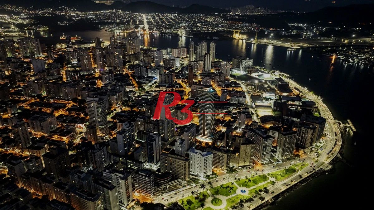 Apartamento com 3 dormitórios à venda, 156 m² por R$ 3.100.000,00 - Ponta da Praia - Santos/SP