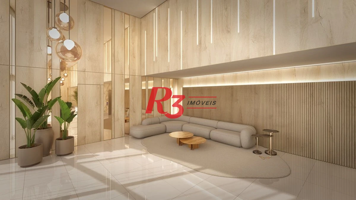 Apartamento com 3 dormitórios à venda, 156 m² por R$ 3.100.000,00 - Ponta da Praia - Santos/SP