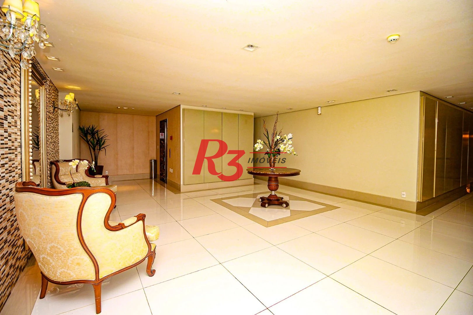 Apartamento para alugar, 232 m² por R$ 29.000,02/mês - Aparecida - Santos/SP