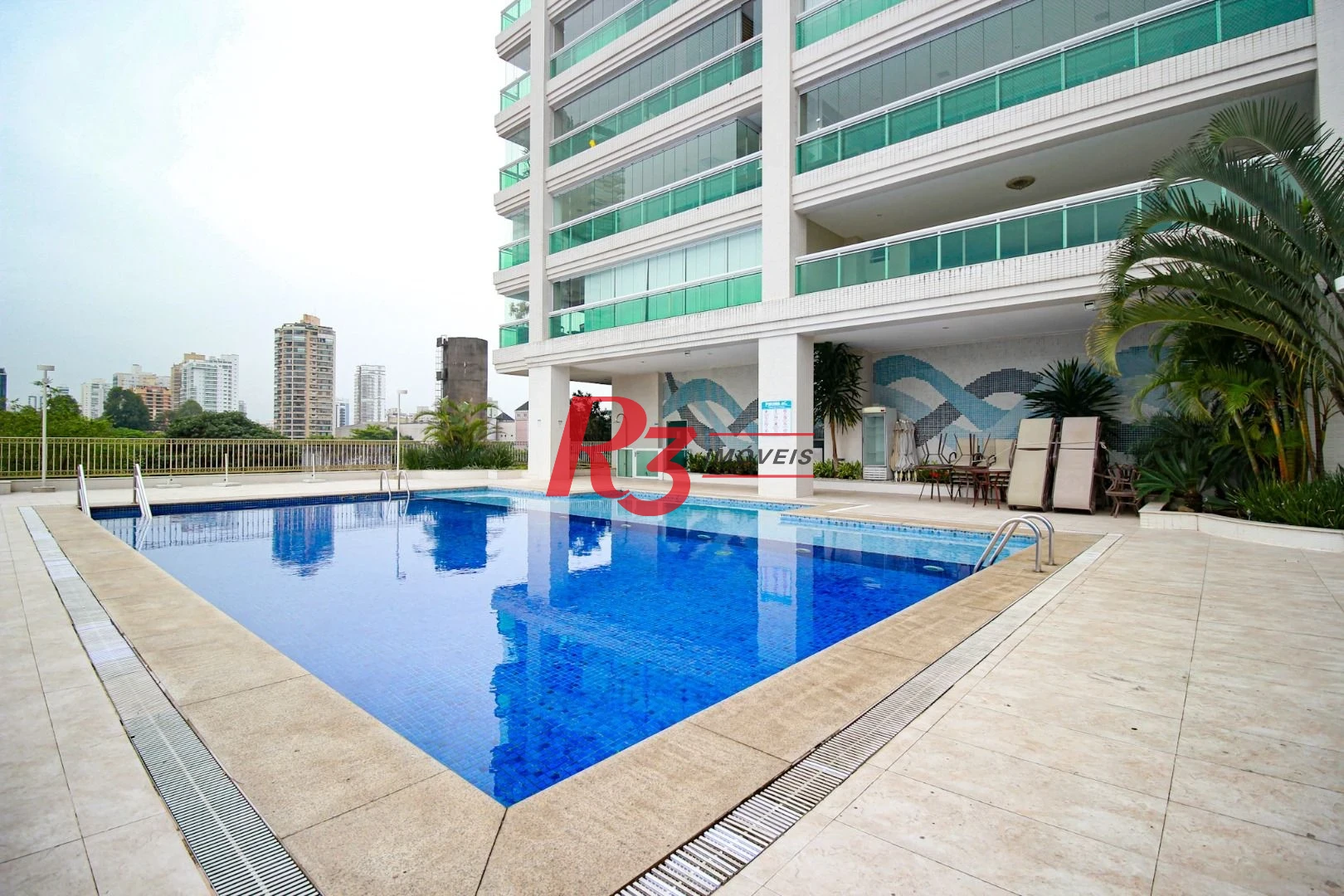 Apartamento para alugar, 232 m² por R$ 29.000,02/mês - Aparecida - Santos/SP