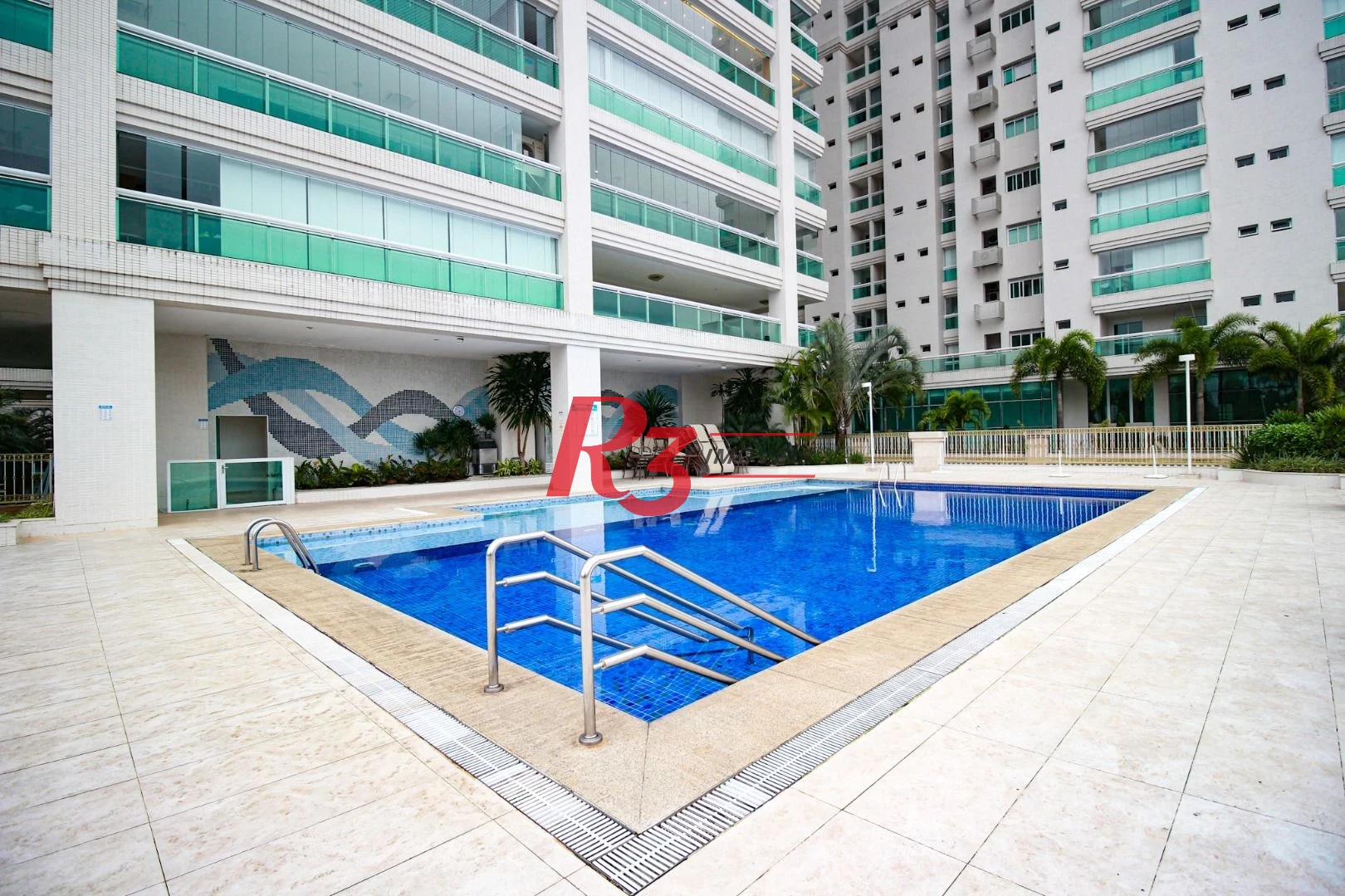 Apartamento para alugar, 232 m² por R$ 29.000,02/mês - Aparecida - Santos/SP
