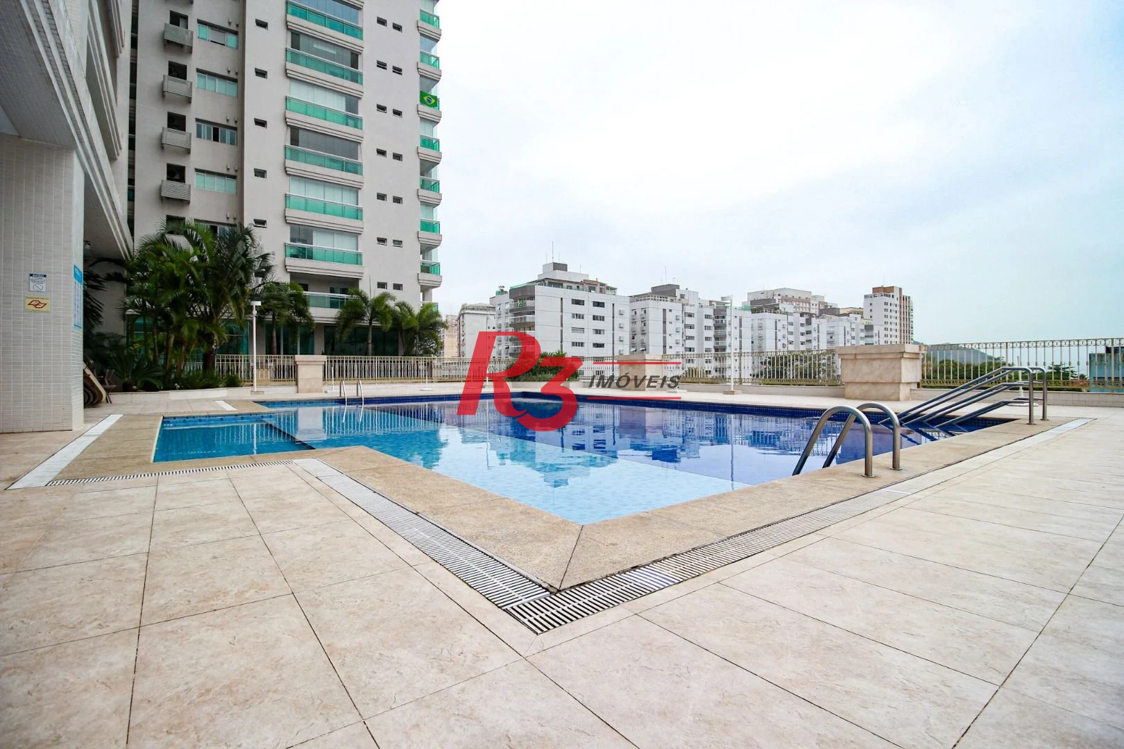 Apartamento para alugar, 232 m² por R$ 29.000,02/mês - Aparecida - Santos/SP
