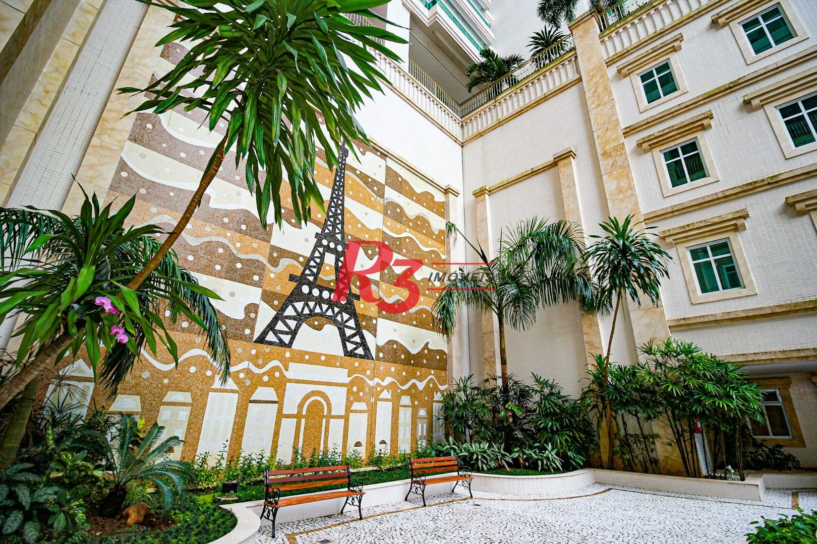 Apartamento para alugar, 232 m² por R$ 29.000,02/mês - Aparecida - Santos/SP