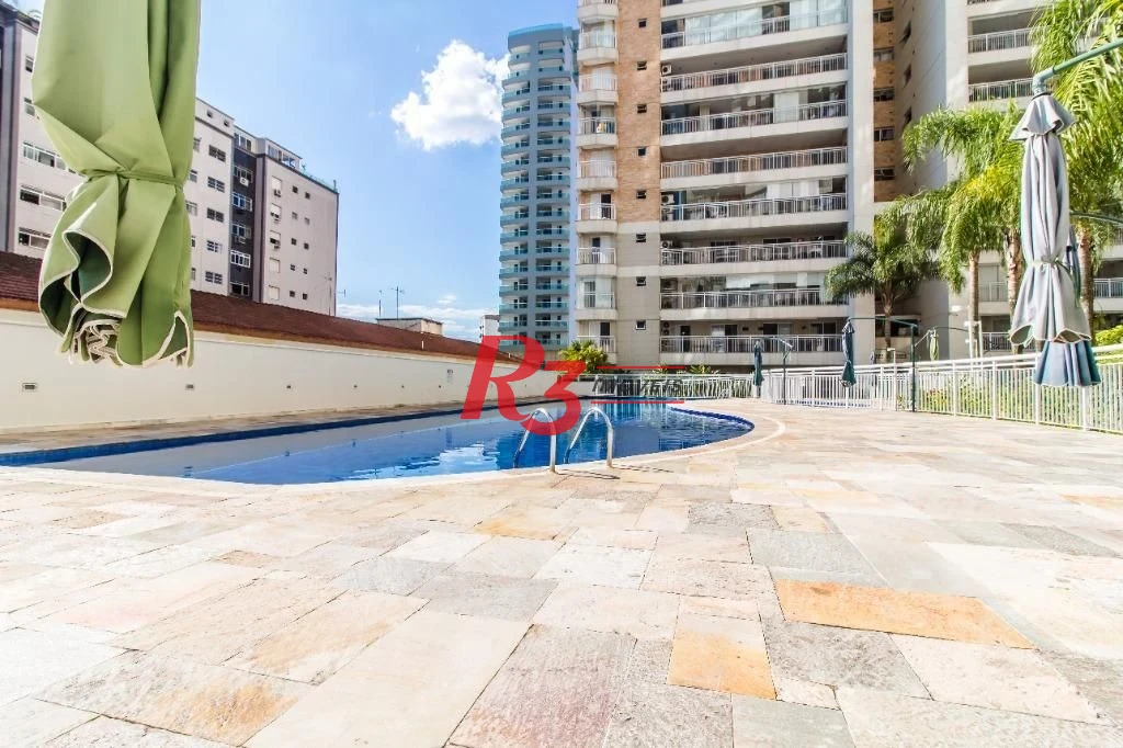 Apartamento com 3 dormitórios para alugar, 159 m² por R$ 10.000,00/mês - Gonzaga - Santos/SP