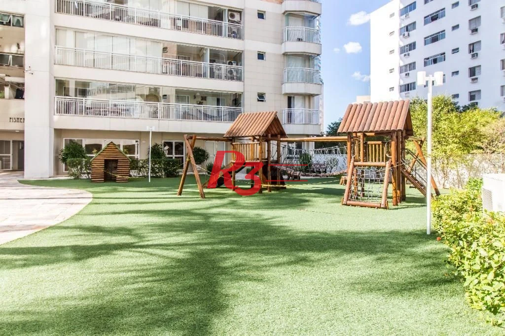 Apartamento com 3 dormitórios para alugar, 159 m² por R$ 10.000,00/mês - Gonzaga - Santos/SP