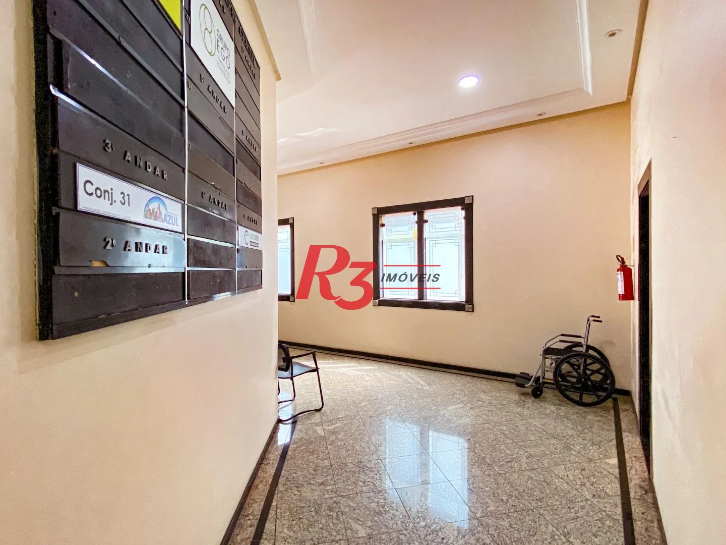 Sala para alugar, 115 m² por R$ 4.500,00/mês - Vila Mathias - Santos/SP