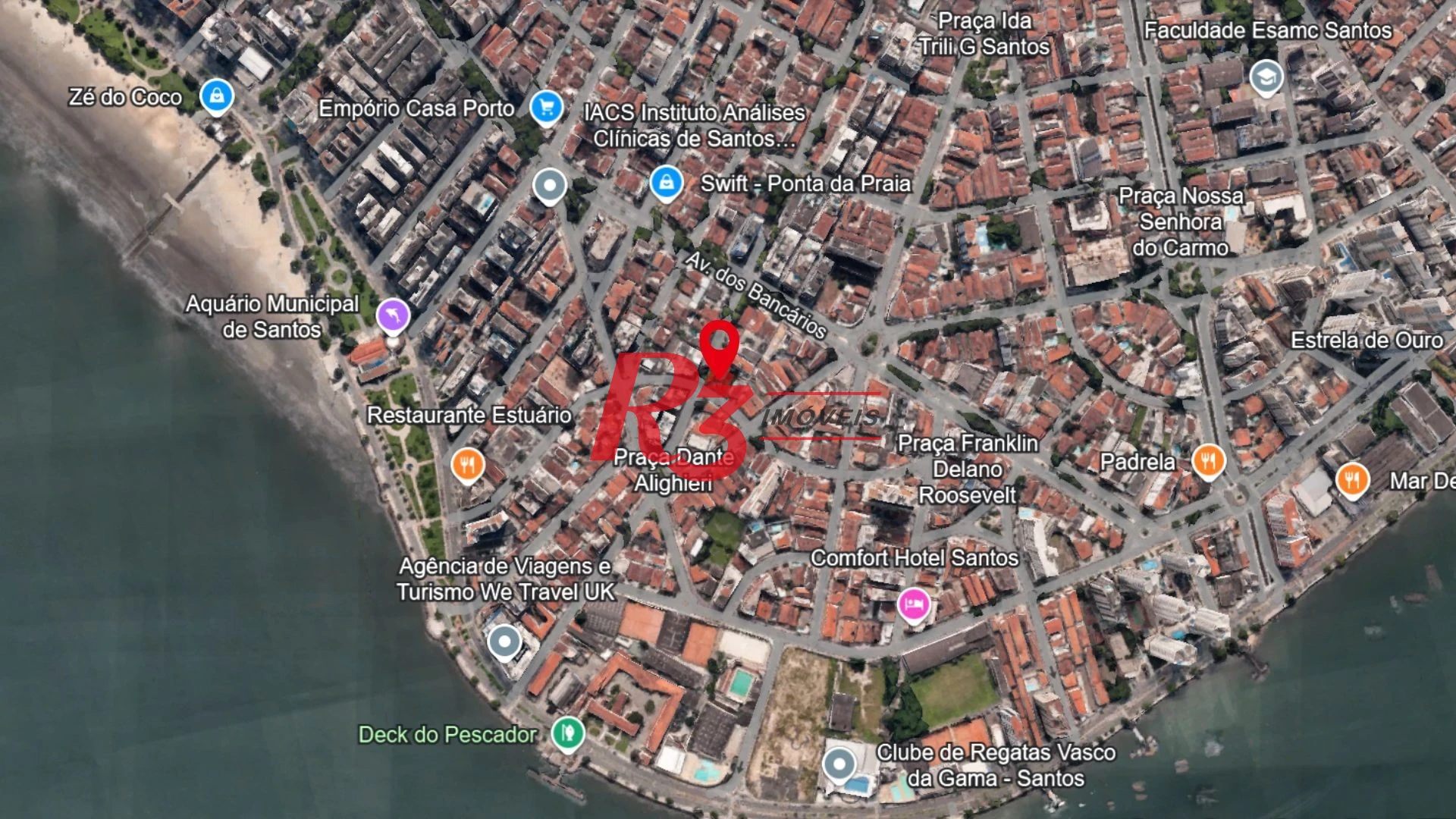 Apartamento com 4 suítes à venda, 319 m² por R$ 8.500.000 - Ponta da Praia - Santos/SP
