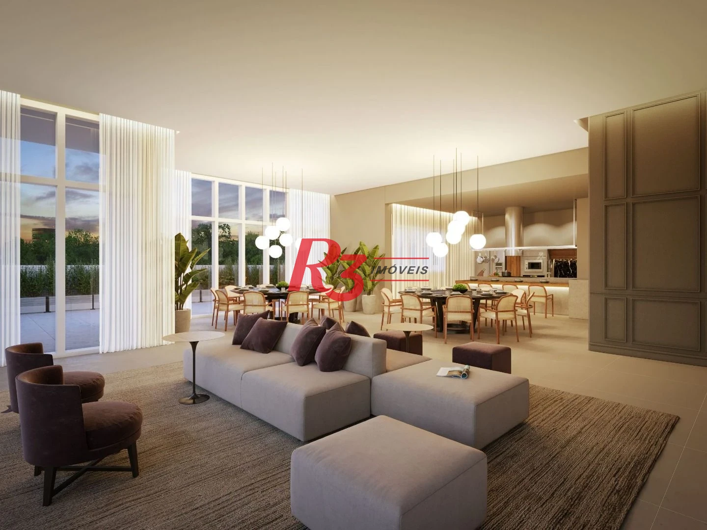 Apartamento à venda, 148 m² por R$ 1.999.959,44 - Boqueirão - Santos/SP