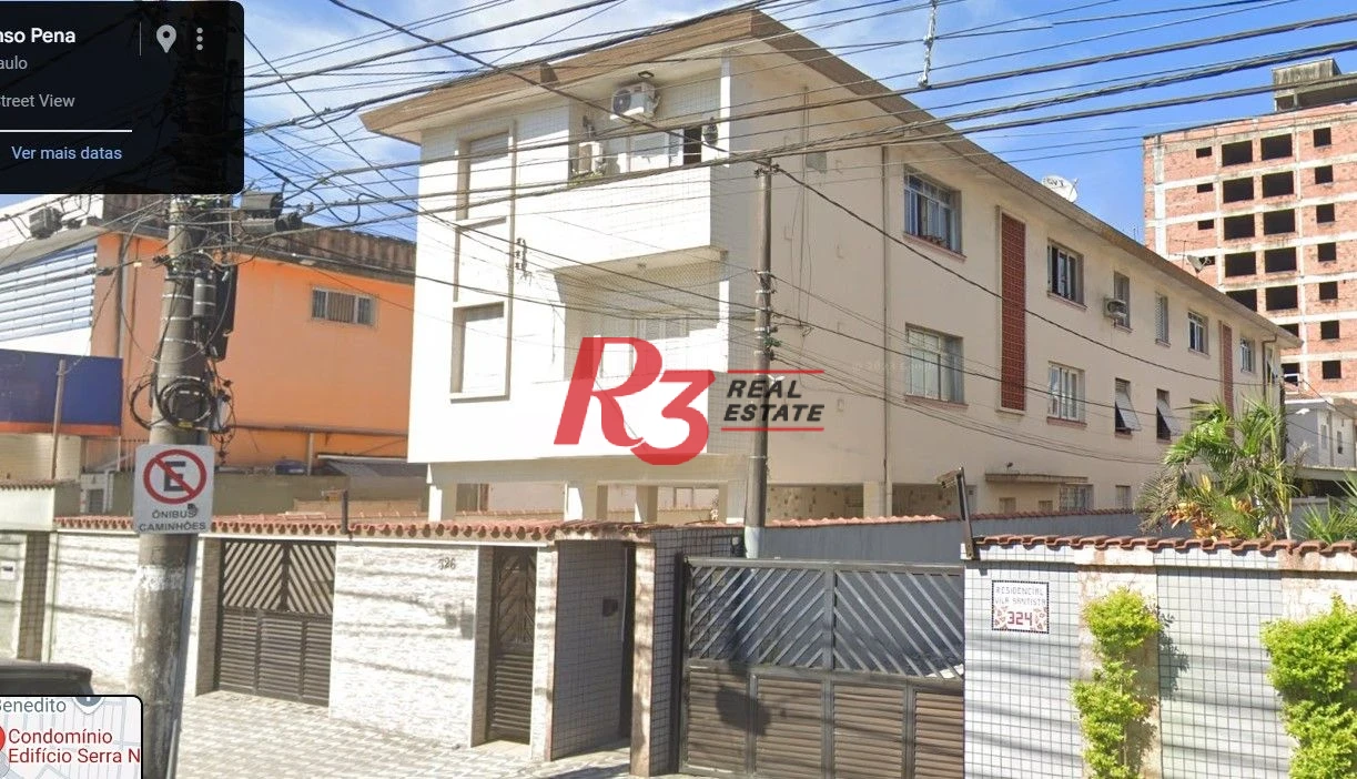 Apartamento à venda, 72 m² por R$ 350.000,00 - Embaré - Santos/SP