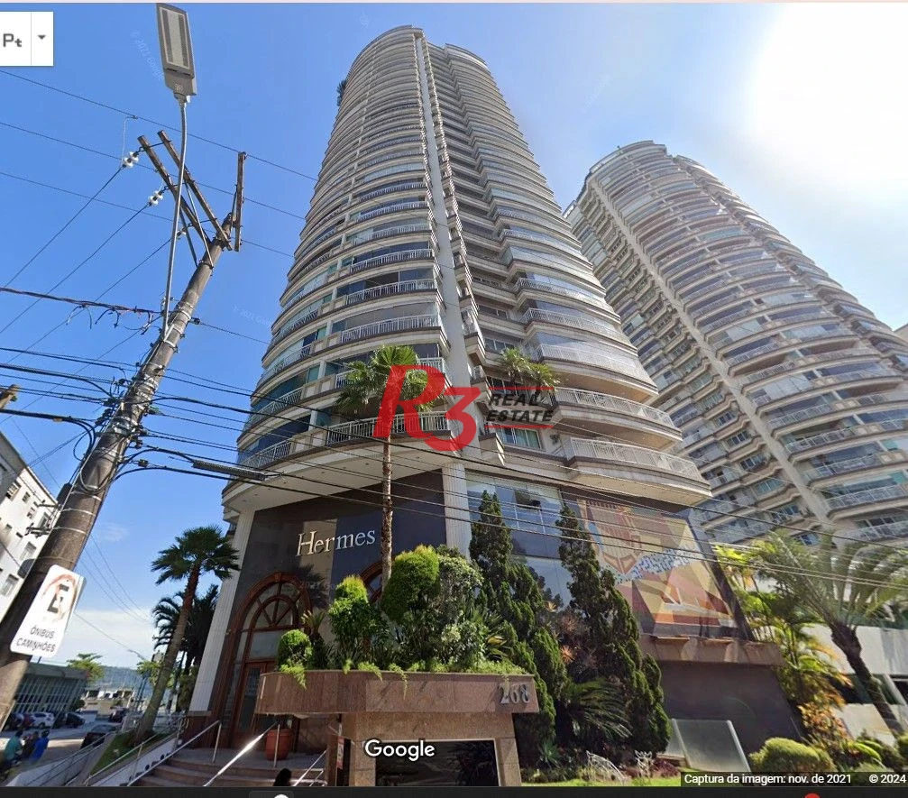 Apartamento com 3 dormitórios à venda, 199 m² por R$ 2.765.000,00 - Ponta da Praia - Santos/SP