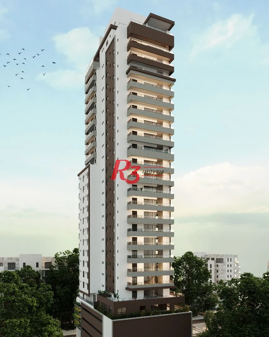 Apartamento com 2 dormitórios à venda, 107 m² por R$ 1.430.000,00 - Boqueirão - Santos/SP