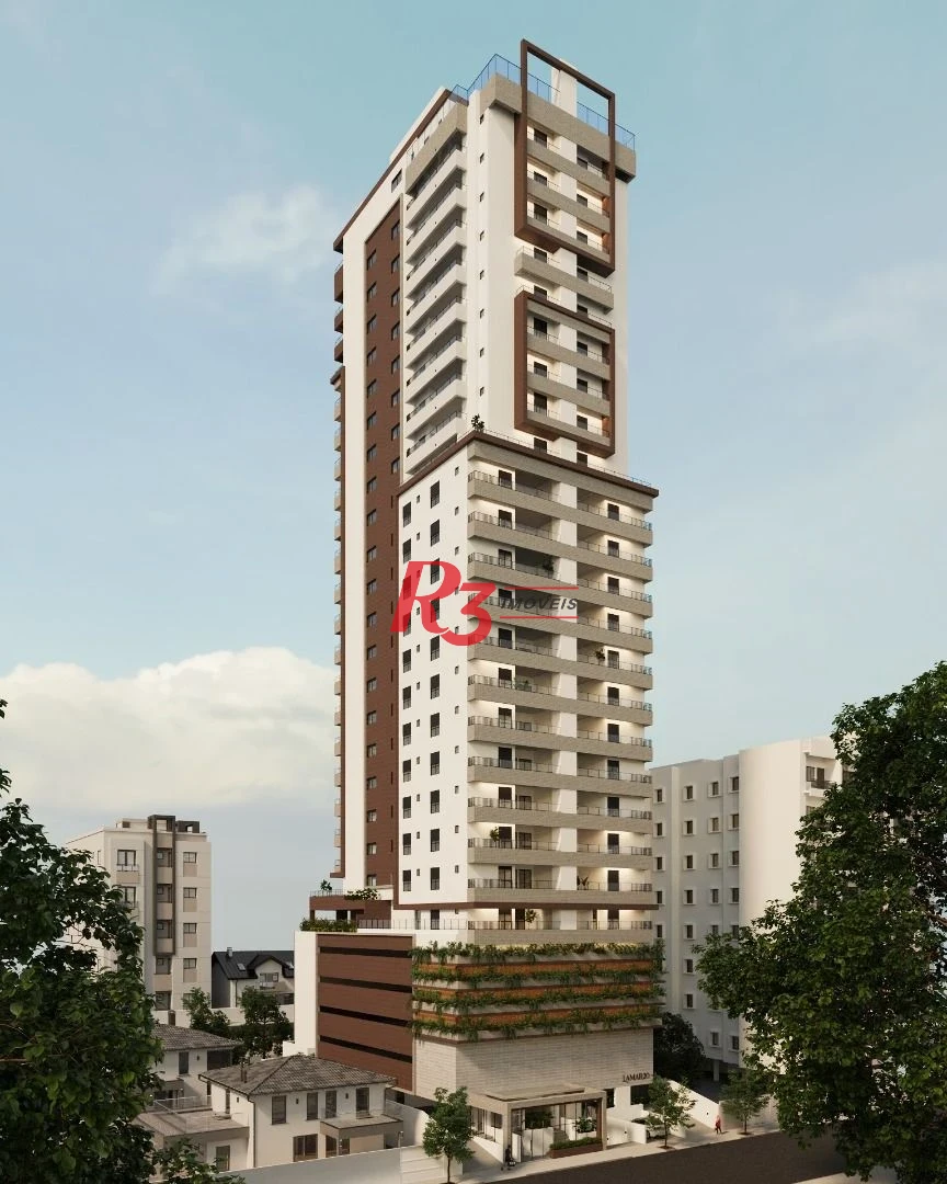 Apartamento com 2 dormitórios à venda, 107 m² por R$ 1.430.000,00 - Boqueirão - Santos/SP